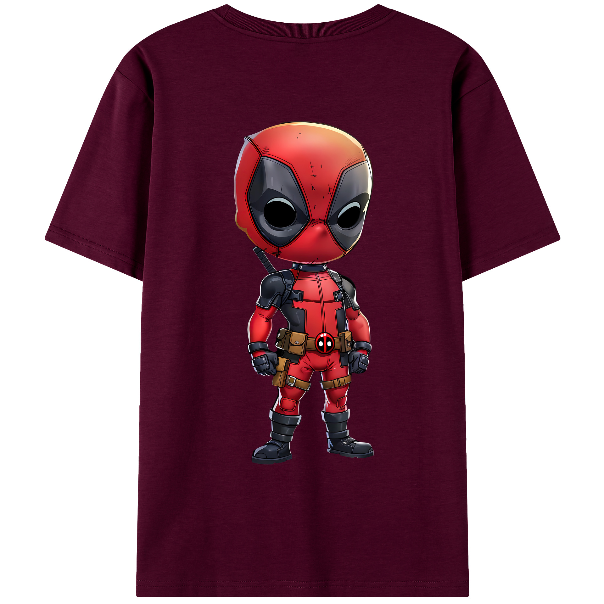 （画像用） Deadpool デッドプール レディース半袖Tシャツ(バックプリント)